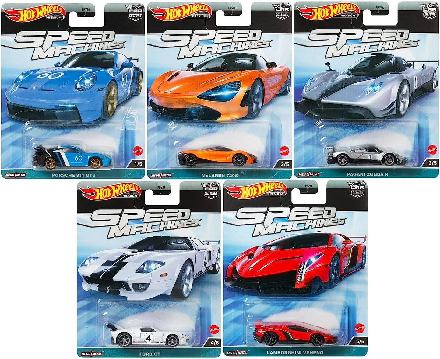 HOT WHEELS Premium Car Culture Speed Machines Set