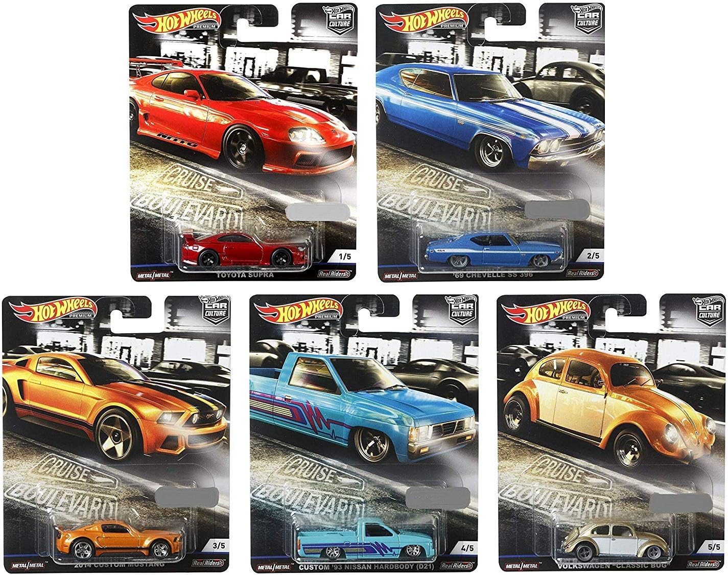 Hot wheels Premium Car Culture " Cruiser Boulevard " Set