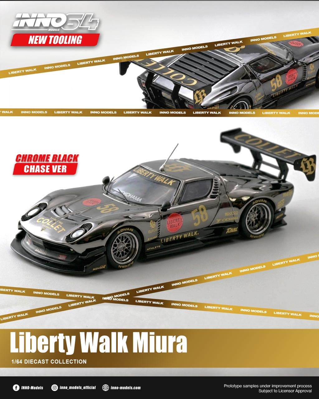 * PRE ORDER * INNO64 1/64 LB SILHOUETTE WORKS MUIRA GT