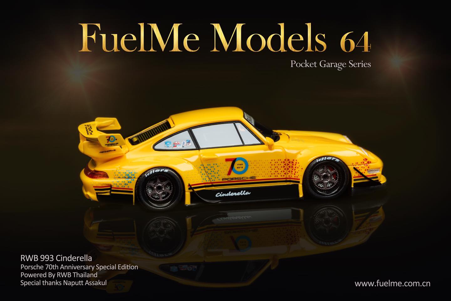 Fuel Me 1/64 RWB 911 (993) CINDERELLA THAILAND EXCLUSIVE