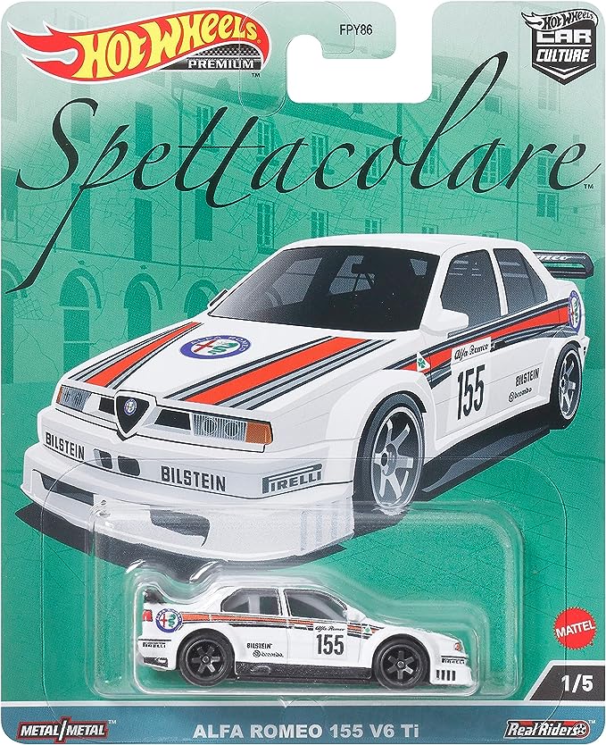 Hot Wheels HKC48 Car Culture Spettacolare - Alfa Romeo 155 V6 Ti