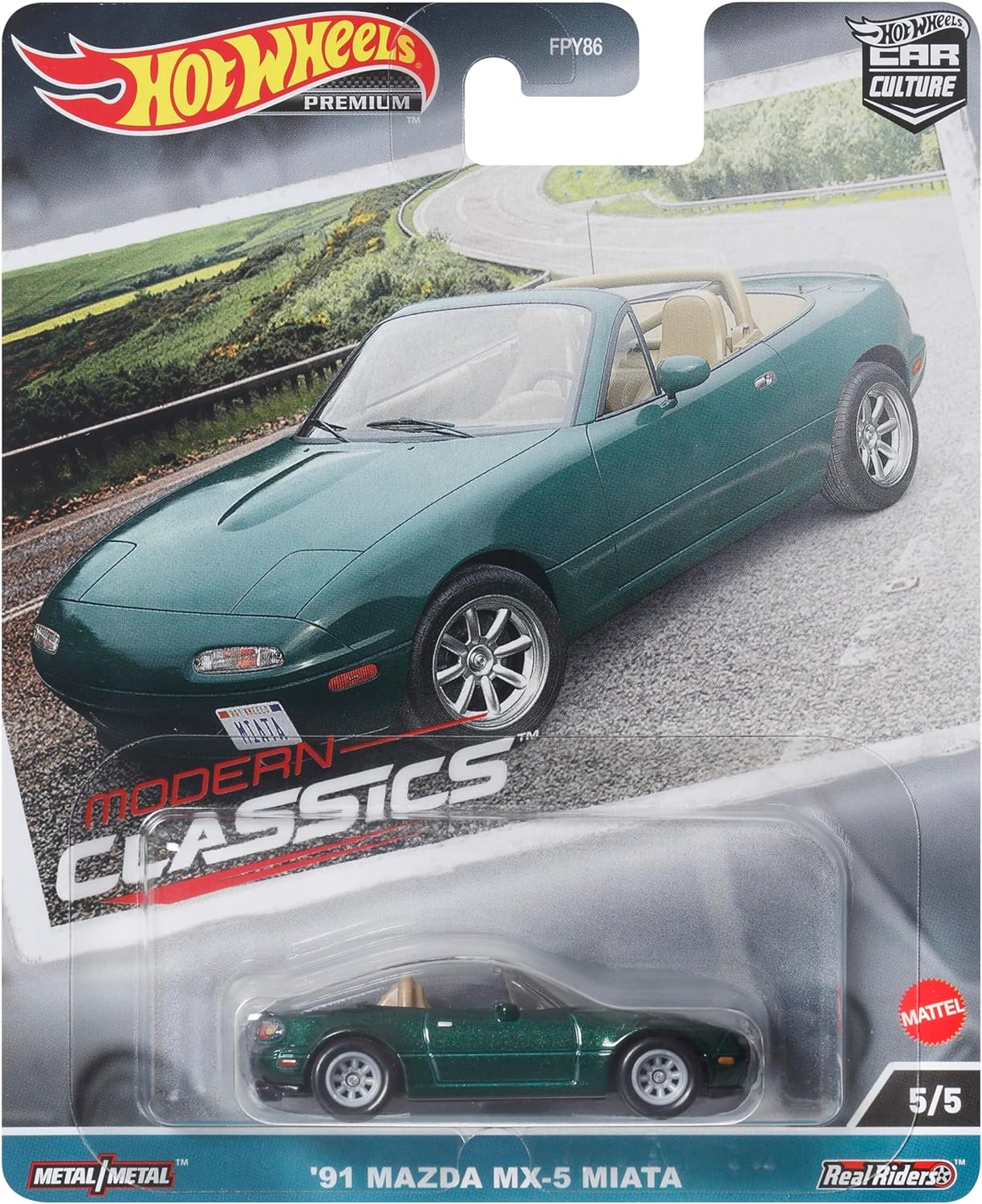 Hot Wheels HKC68 Car Culture Modern Classics - '91 Mazda MX-5 Miata