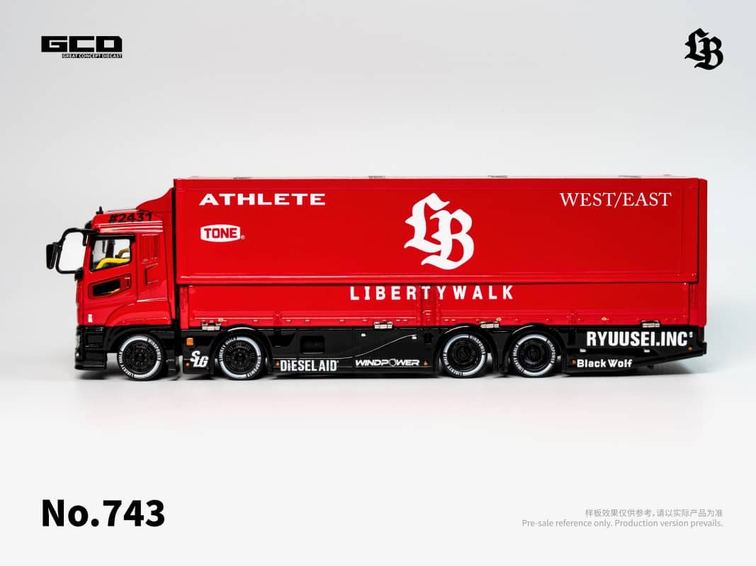 * PRE ORDER * GCD 1:64 Diecast Model
Mitsubishi & LBWK LB-Trucks Fuso Super Great / LB-Trucks UD QUON Head Super Silhouette