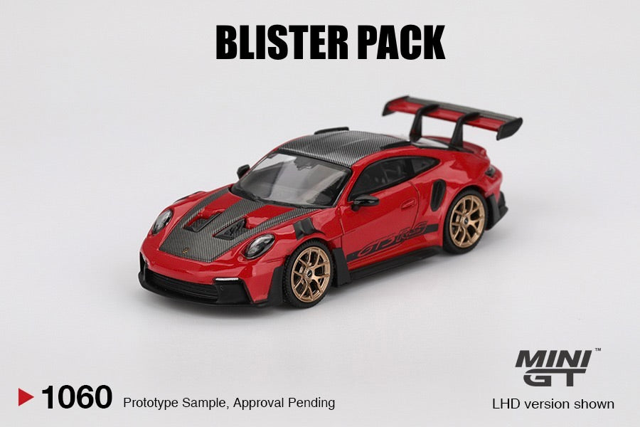 MINI GT #1060 1/64 Porsche 911 (992) GT3 RS Weissach Package