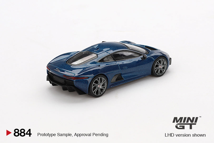 MINI GT #884 1/64 Jaguar C-X75 Blue (LHD)
