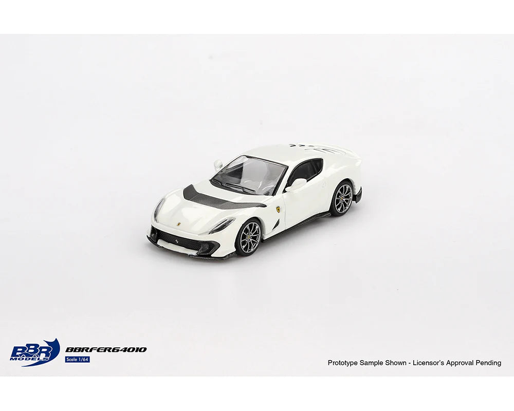 BBR MODELS 1/64 FERRARI 812 COMPETIZIONE BIANCO AVUS - BBRFER64010