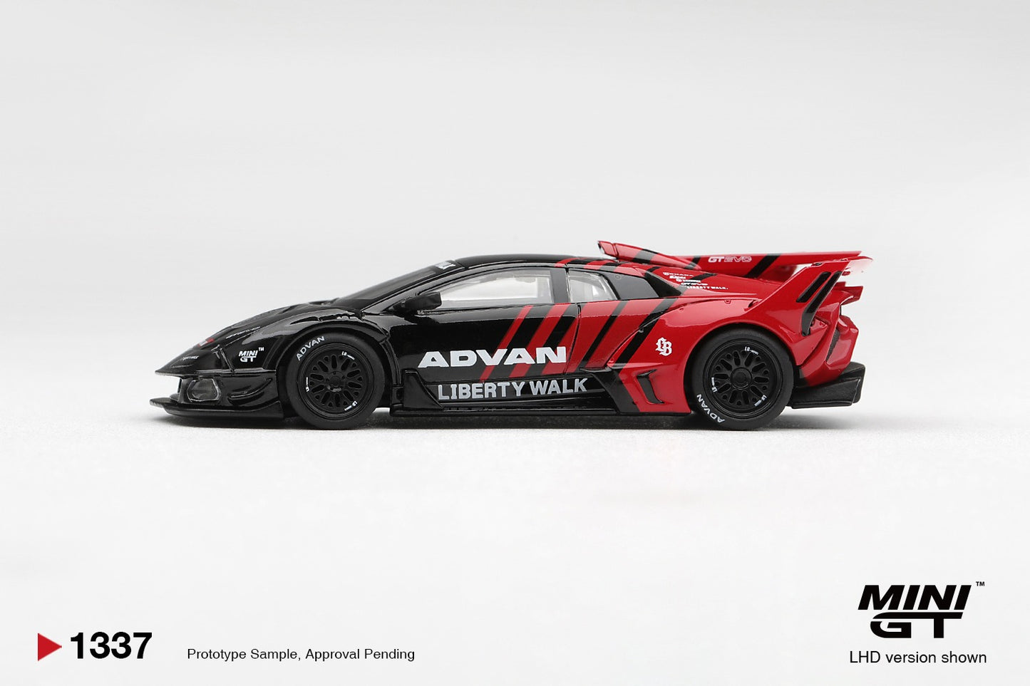 * PRE ORDER * MINI GT #1337 1/64 Lamborghini LB-Silhouette WORKS MURCIELAGO GT Evo Advan (RHD)