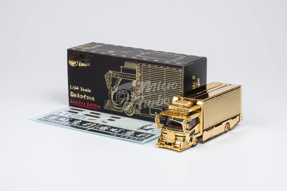 MICRO TURBO 1/64 DEKOTORA WING CUSTOM TRUCK VER.2 CHROME GOLD