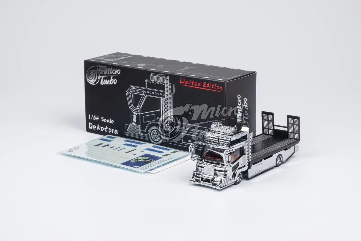 MICRO TURBO 1/64 DEKOTORA FALTABED TOW TRUCK VER.2 CHROME