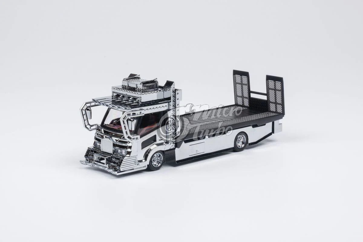 MICRO TURBO 1/64 DEKOTORA FALTABED TOW TRUCK VER.2 CHROME