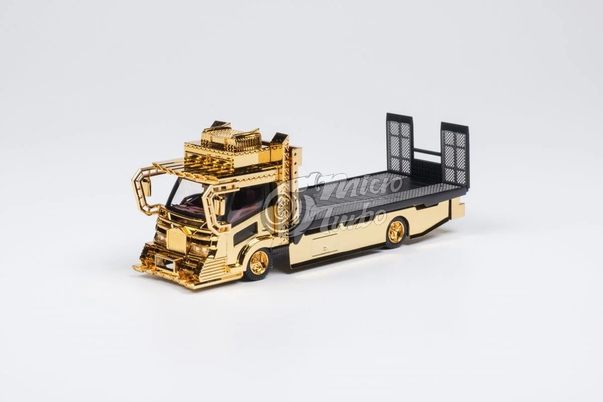 MICRO TURBO 1/64 DEKOTORA FALTABED TOW TRUCK VER.2 CHROME GOLD