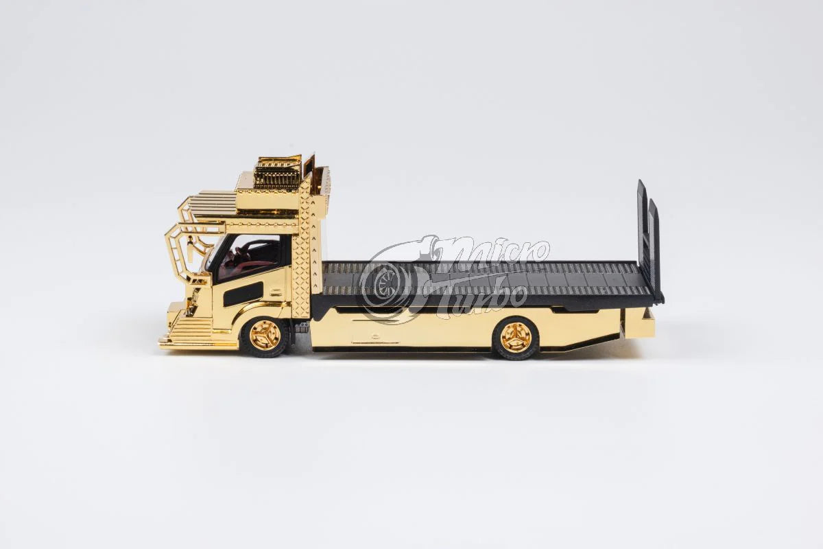 MICRO TURBO 1/64 DEKOTORA FALTABED TOW TRUCK VER.2 CHROME GOLD