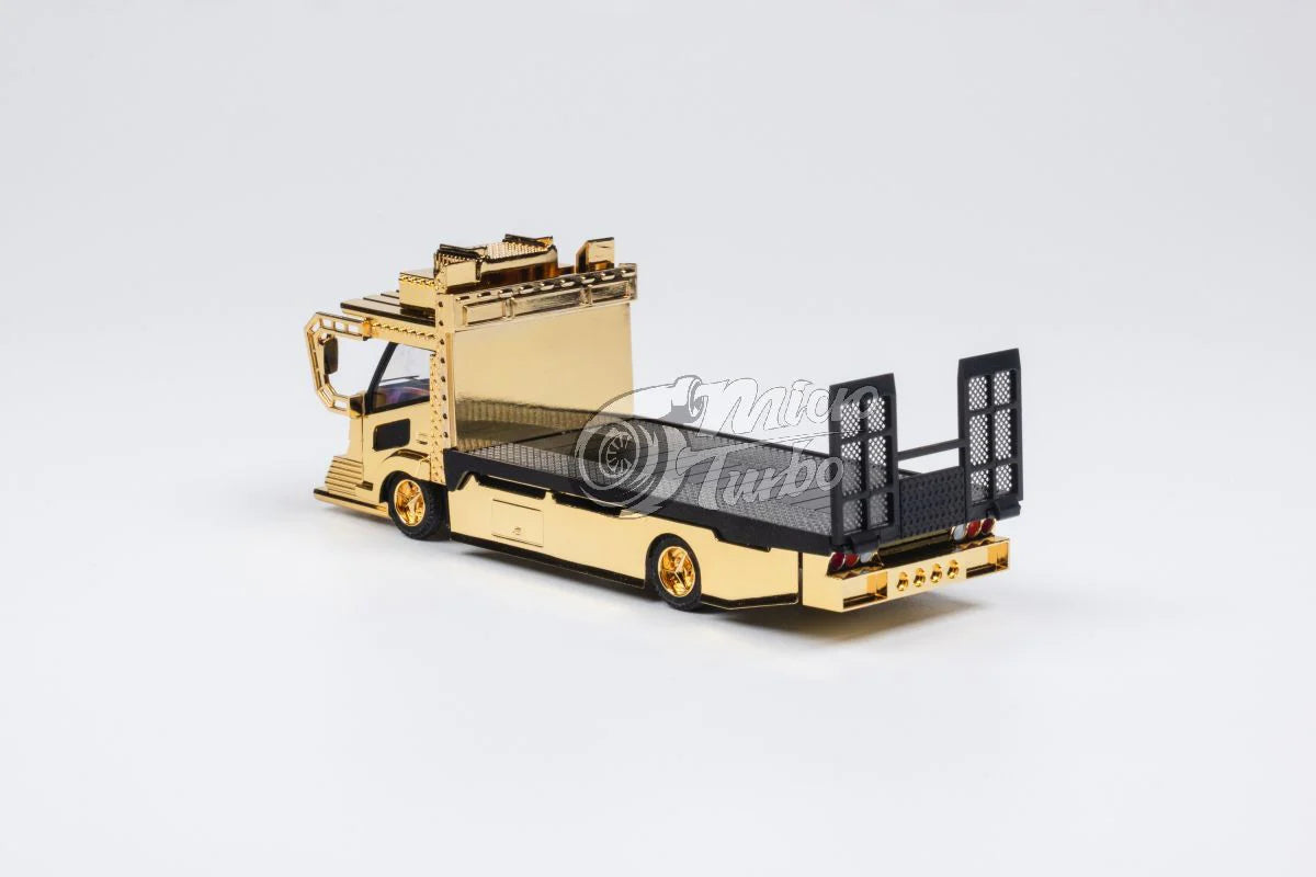 MICRO TURBO 1/64 DEKOTORA FALTABED TOW TRUCK VER.2 CHROME GOLD