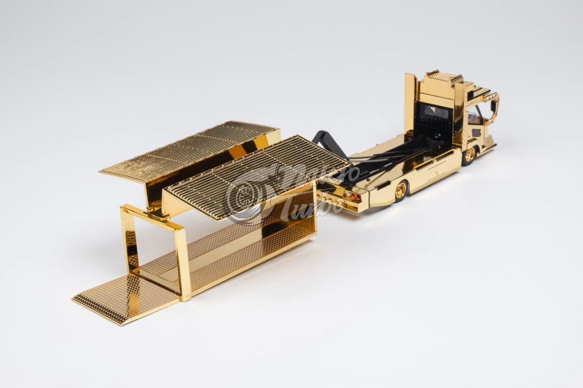 MICRO TURBO 1/64 DEKOTORA WING CUSTOM TRUCK VER.2 CHROME GOLD