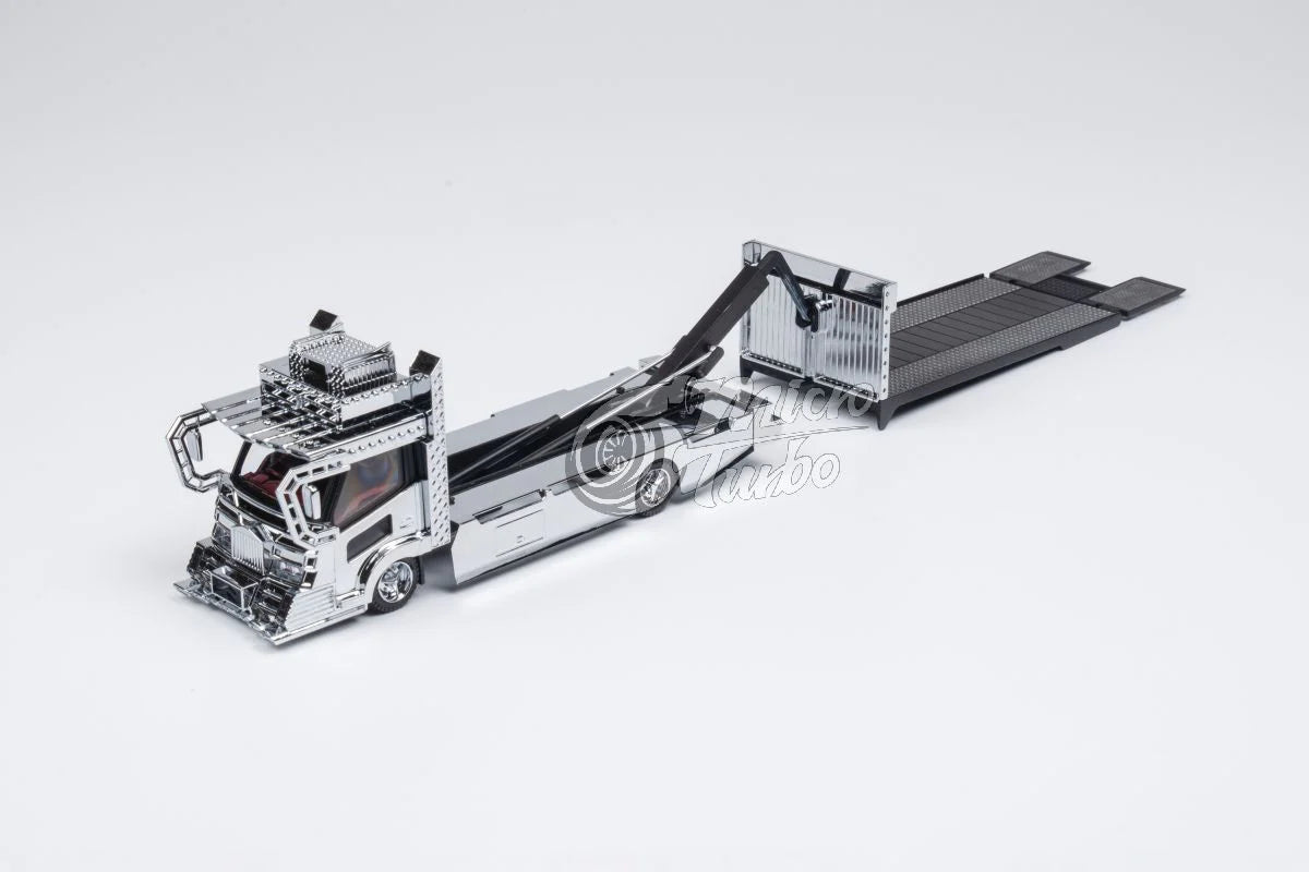 MICRO TURBO 1/64 DEKOTORA FALTABED TOW TRUCK VER.2 CHROME