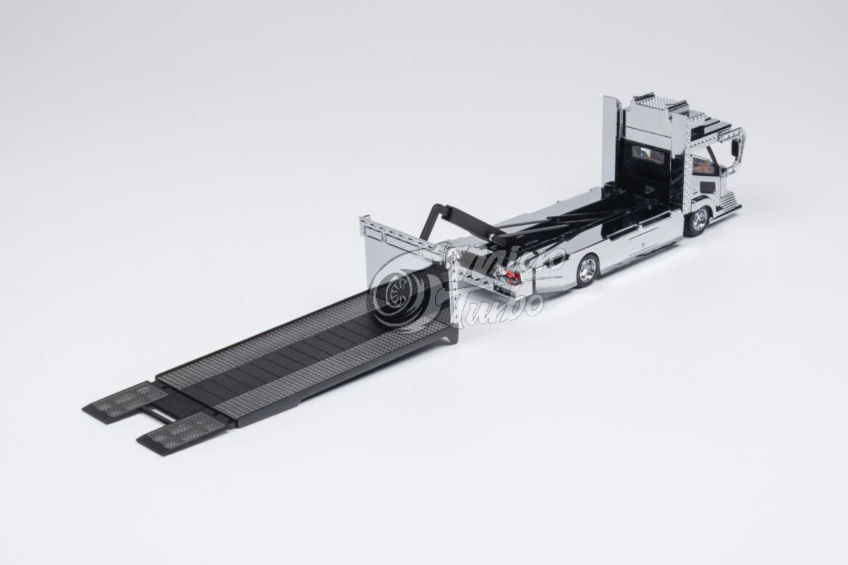 MICRO TURBO 1/64 DEKOTORA FALTABED TOW TRUCK VER.2 CHROME