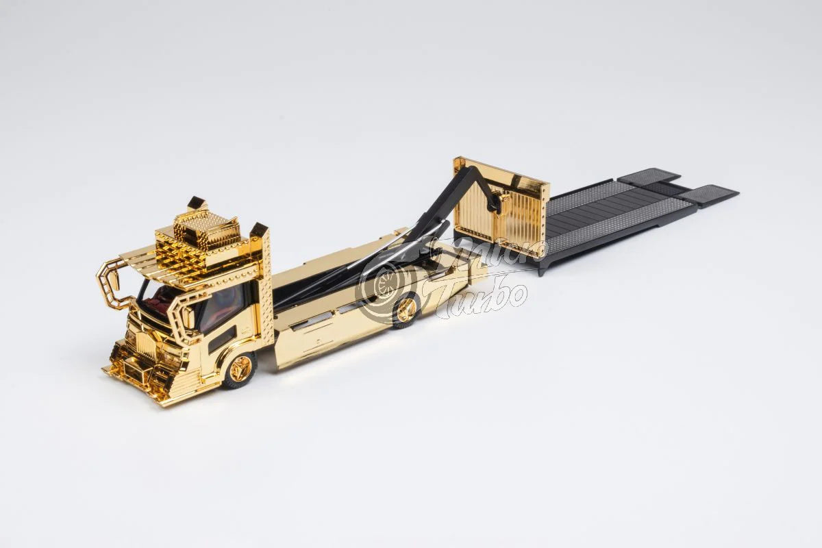 MICRO TURBO 1/64 DEKOTORA FALTABED TOW TRUCK VER.2 CHROME GOLD