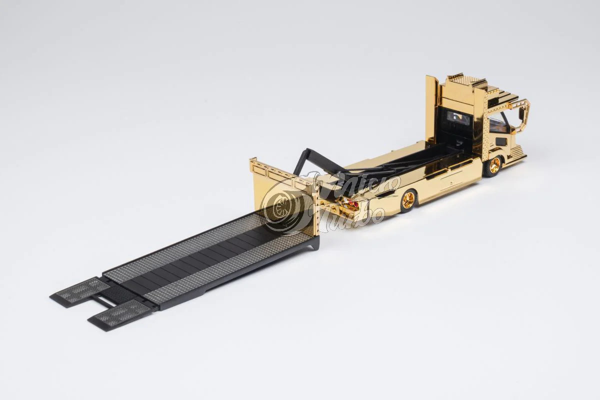 MICRO TURBO 1/64 DEKOTORA FALTABED TOW TRUCK VER.2 CHROME GOLD