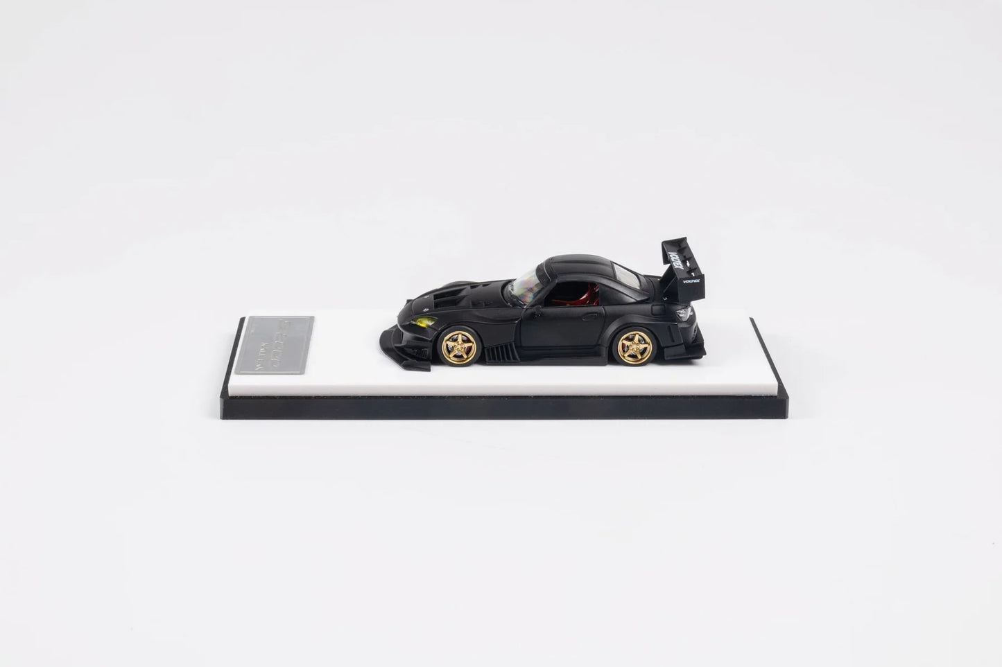 MicroTurbo MT 1/64 Honda S2000 AP1 J's Racing Modified Matte Black