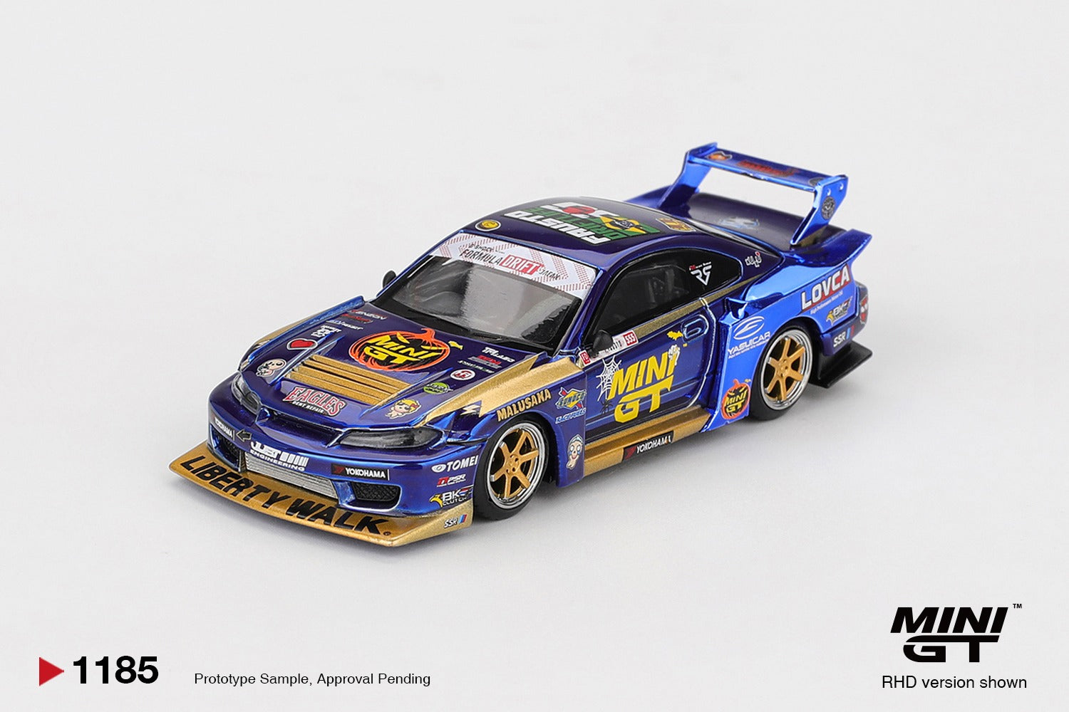 MINI GT #1185 1/64 Nissan LB-Super Silhouette S15 SILVIA #555 Team