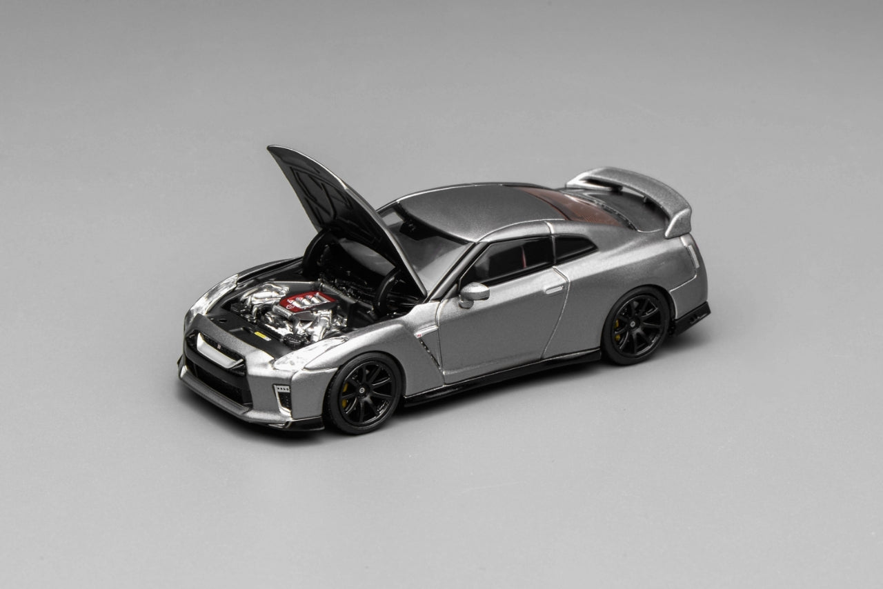* PRE ORDER * MOTORHELIX 1/64 Nissan GT-R (R35) Track Edition Engineered by NISMO 2020 Dark Metal Gray M63515