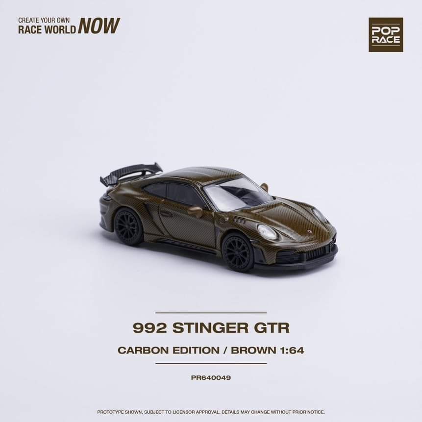 POPRACE 1/64 992 STINGER GTR CARBON EDITION BROWN
PR640049