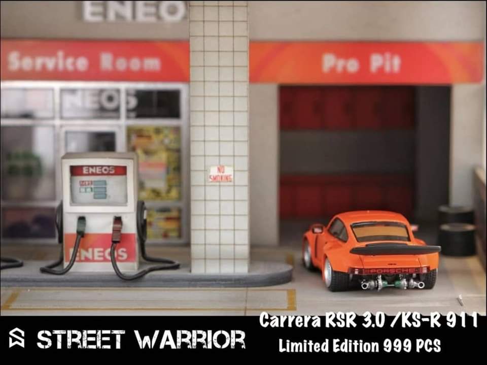 Street Weapon SW 1/64 Diecast Model
911 SC 3.0,KS-R Concept Modified. (Khyzyl / Flat56)
Orange Presentation
