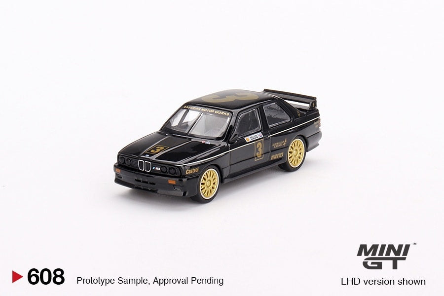 * PRE ORDER * MINI GT #608 BMW M3 #3 JPS Team BMW 1987 ATCC Championship Winner
(LHD) - Australia Exclusive