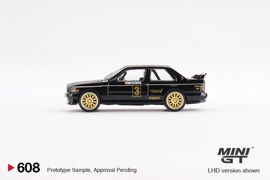 * PRE ORDER * MINI GT #608 BMW M3 #3 JPS Team BMW 1987 ATCC Championship Winner
(LHD) - Australia Exclusive
