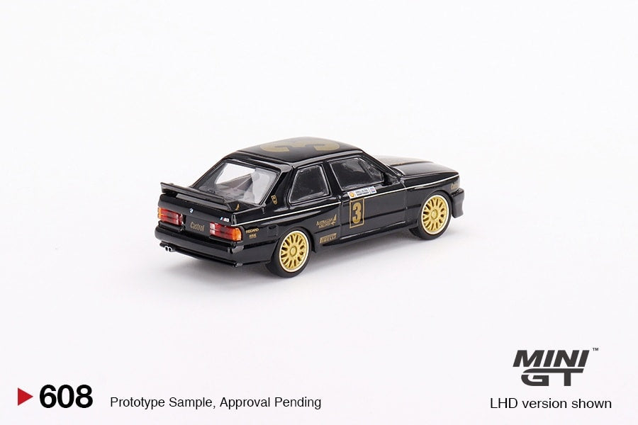 * PRE ORDER * MINI GT #608 BMW M3 #3 JPS Team BMW 1987 ATCC Championship Winner
(LHD) - Australia Exclusive
