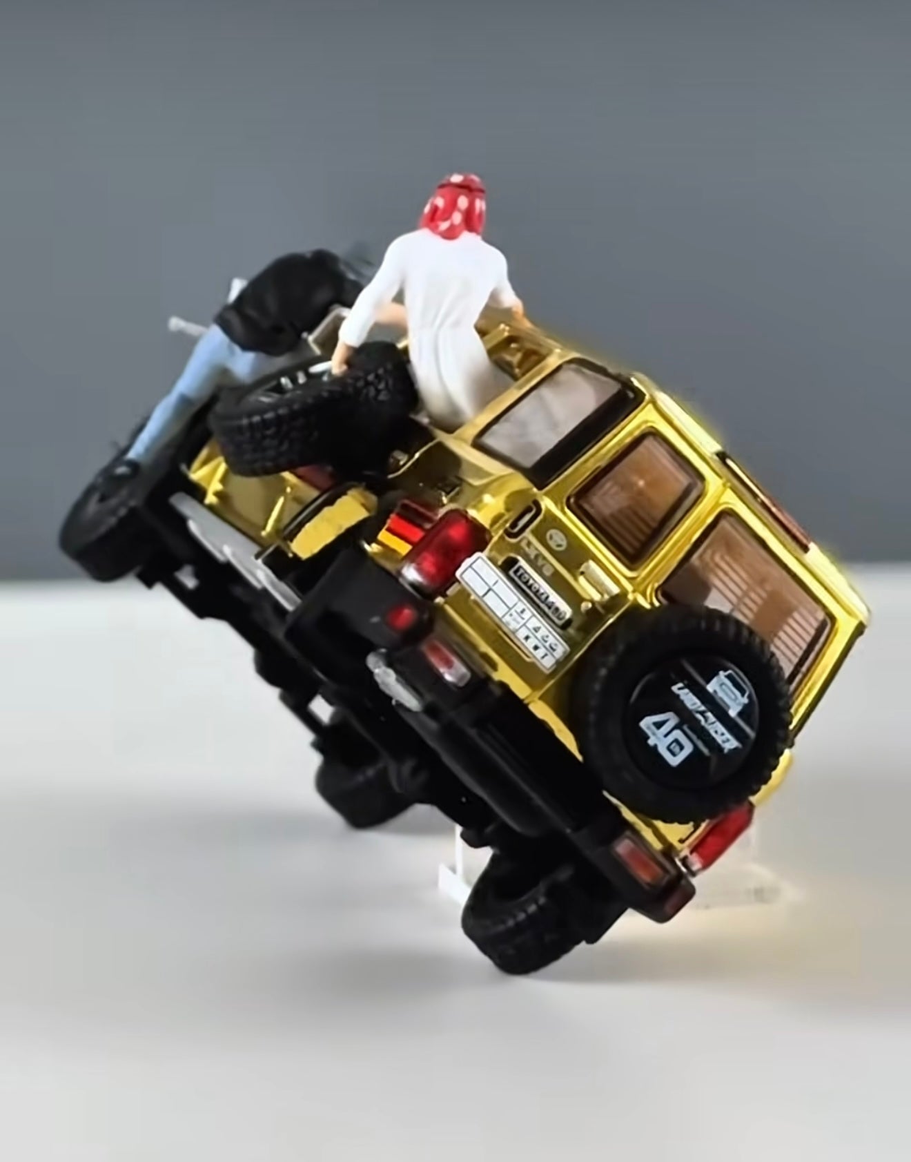 DIECASTTALK 1/64 TOYOTA LAND CRUISER 70 ARAB EXCLUSIVE GOLD CHROME | MALAYSIA DIECAST EXPO 2025 MDX