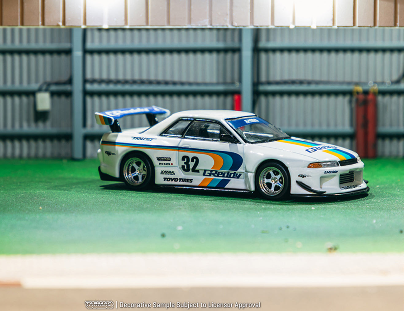* PRE ORDER * TARMAC WORKS X MIJO NISSAN SKYLINE GT-R R32 WIDEBODY JONSIBAL DESIGNWORKS GREDDY LIMITED EDITION