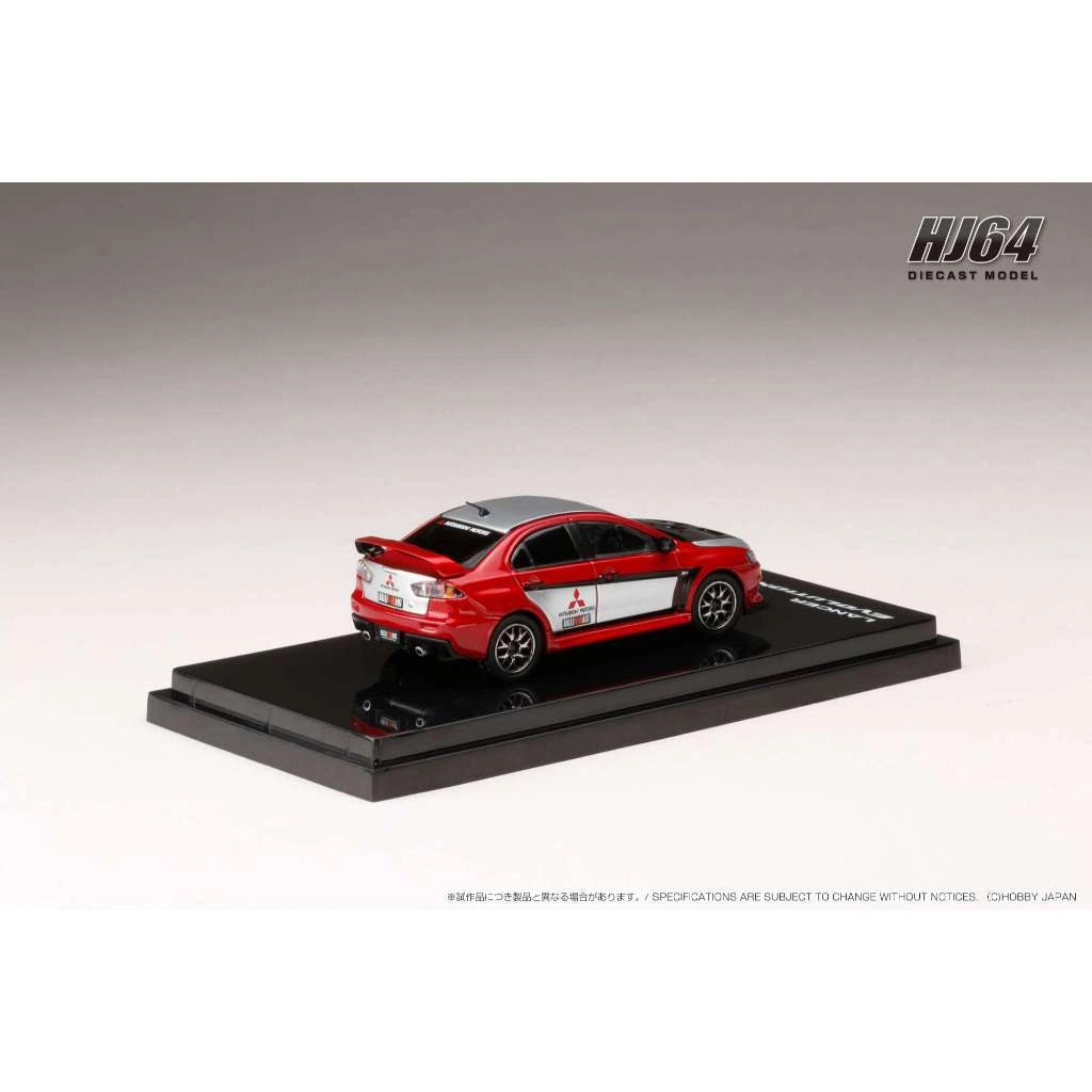 Hobby Japan 1/64 MITSUBISHI LANCER EVOLUTION Ⅹ RALLIART RED