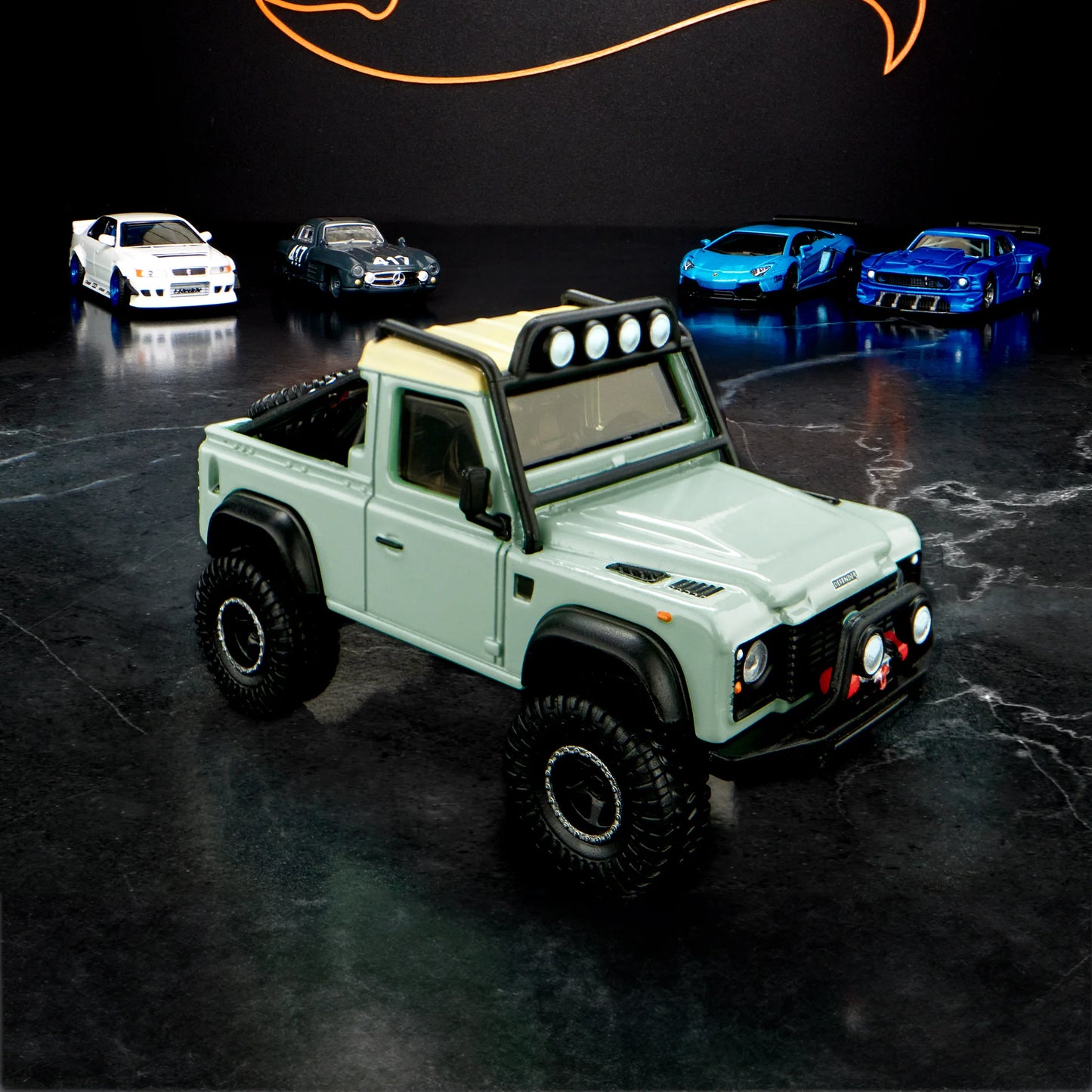 Hot Wheels HWC Elite 64 Series Land Rover Defender 90 Pickup