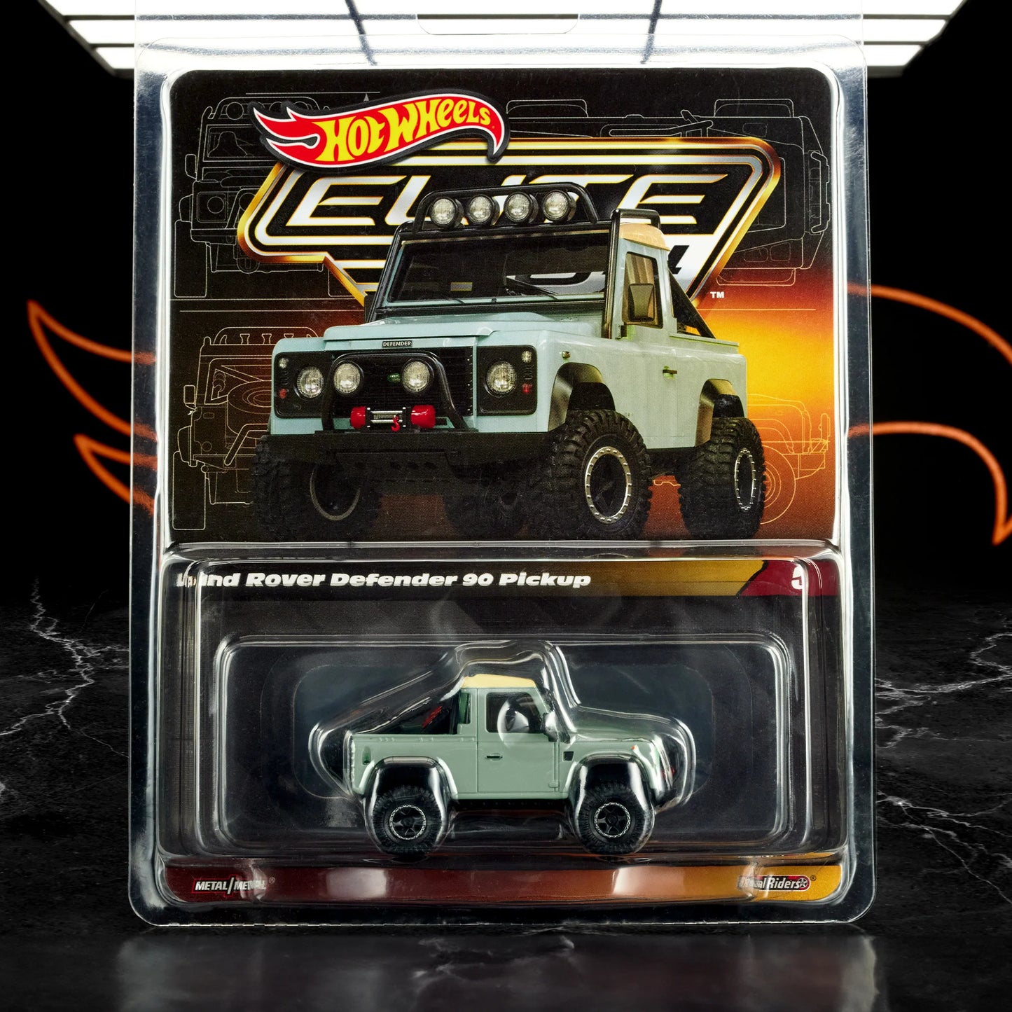 Hot Wheels HWC Elite 64 Series Land Rover Defender 90 Pickup