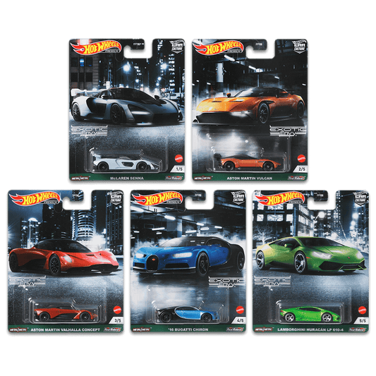 HOT WHEELS CAR CULTURE " ENVY EXOTICS " SET