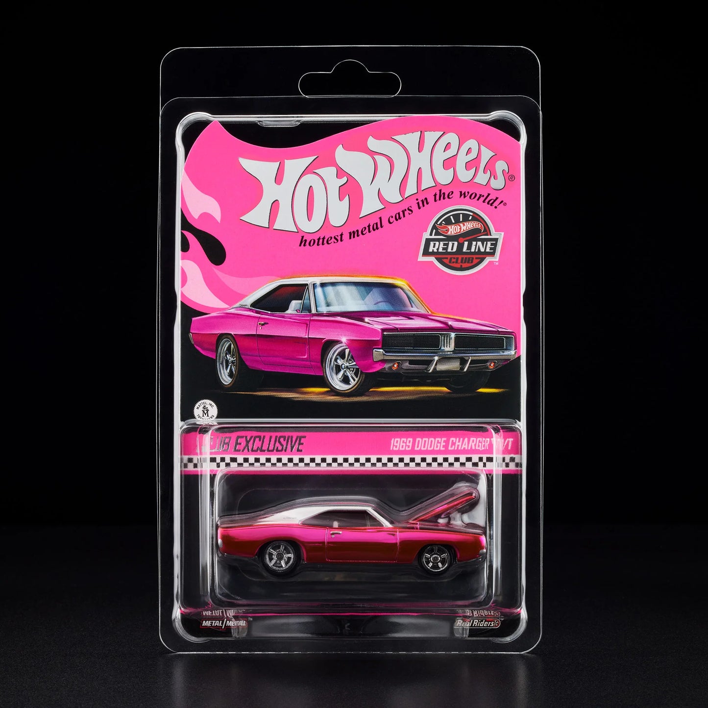 Hot Wheels Collectors RLC Exclusive 1969 Dodge Charger R/T Pink