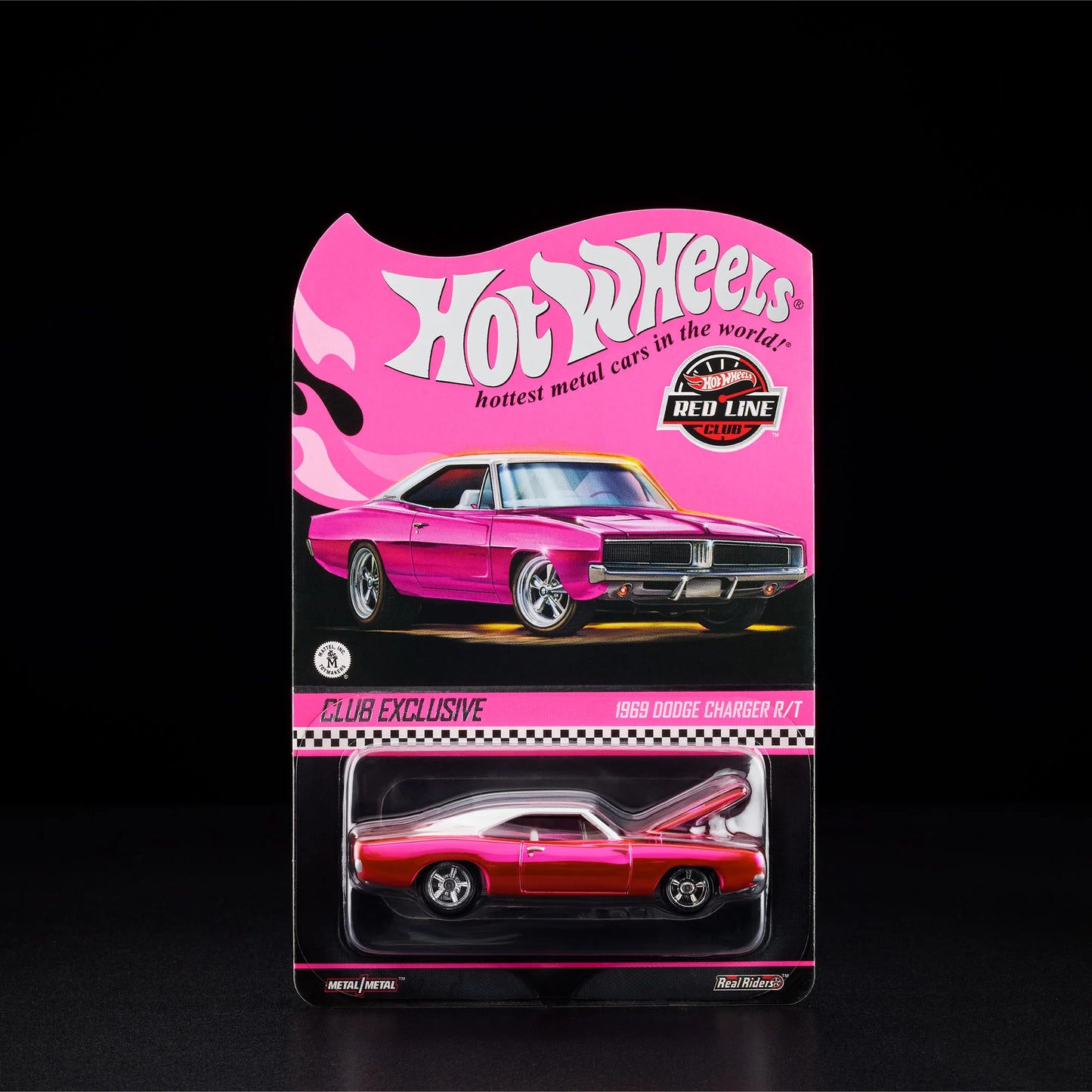 Hot Wheels Collectors RLC Exclusive 1969 Dodge Charger R/T Pink