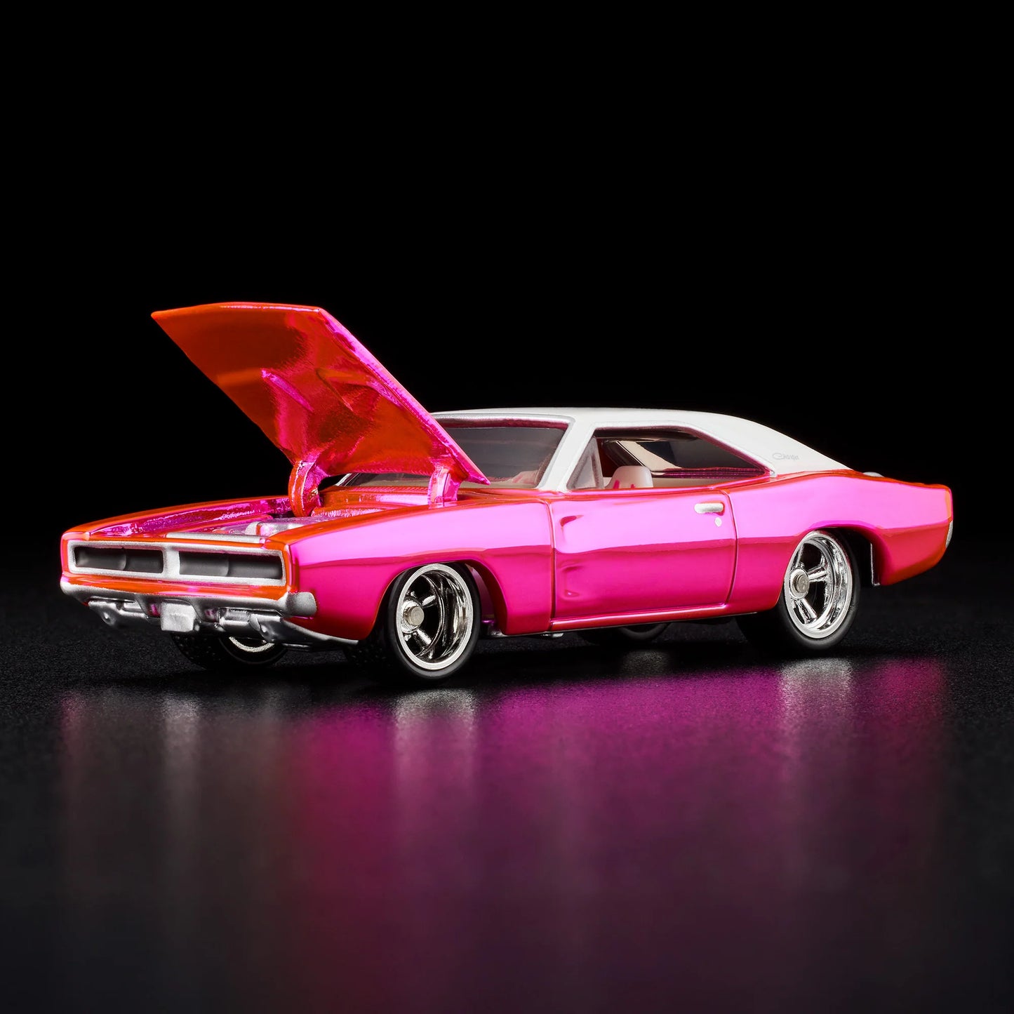 Hot Wheels Collectors RLC Exclusive 1969 Dodge Charger R/T Pink
