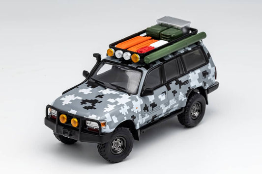 G.C.D 1/64 Toyota Land Cruiser LC80 VX Turbo Camouflage LHD (#182)