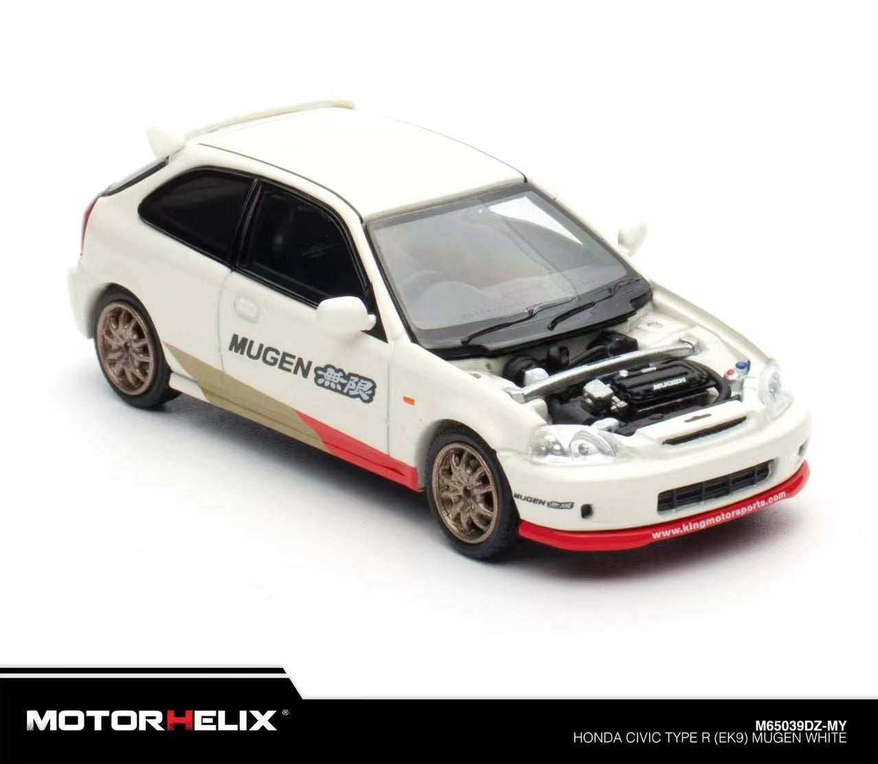 MOTORHELIX 1/64 HONDA CIVIC TYPE R EK9 TMCS SET | THE MODEL CAR SHOW 2025 TMCS