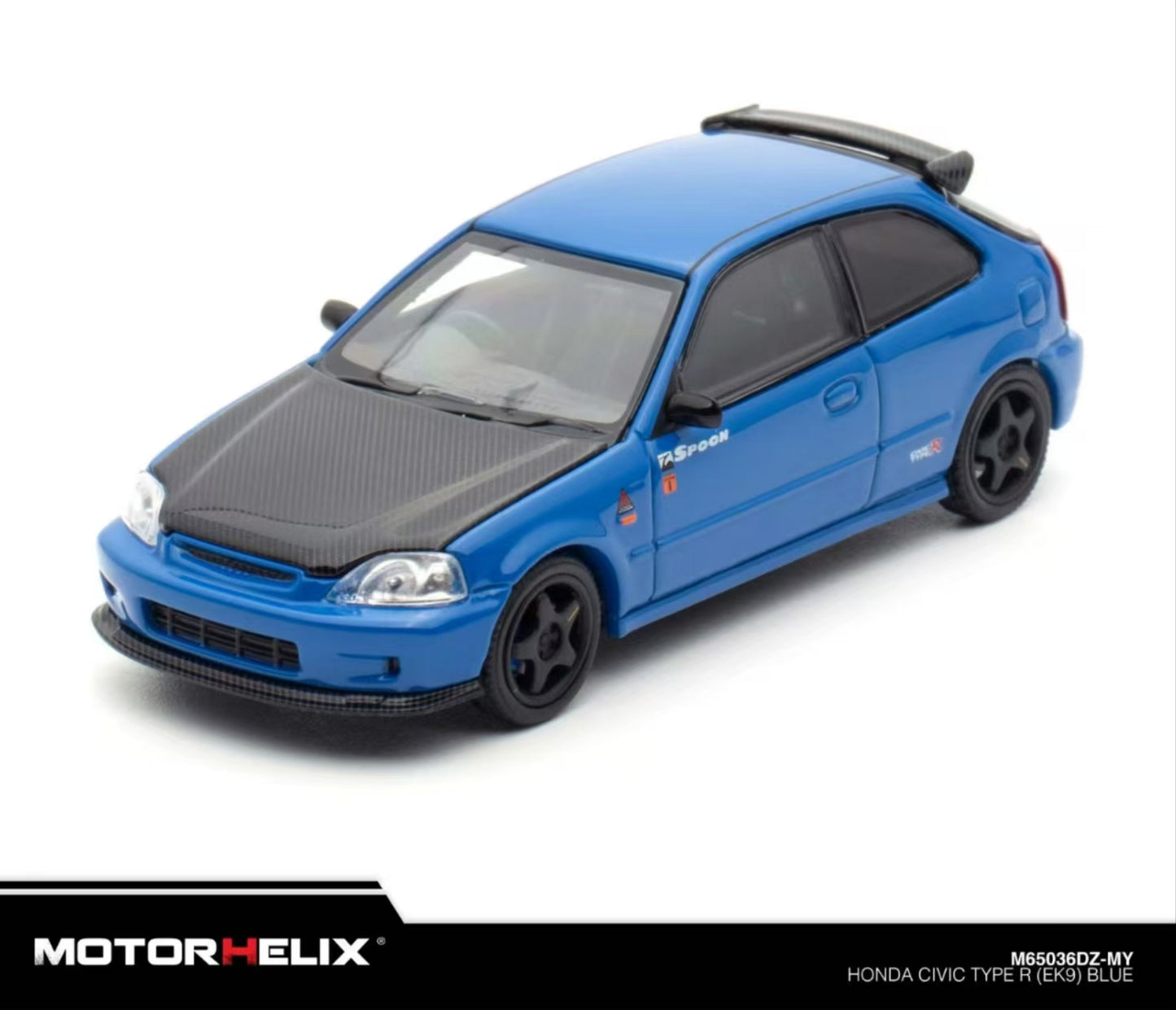 MOTORHELIX 1/64 HONDA CIVIC TYPE R EK9 TMCS SET | THE MODEL CAR SHOW 2025 TMCS