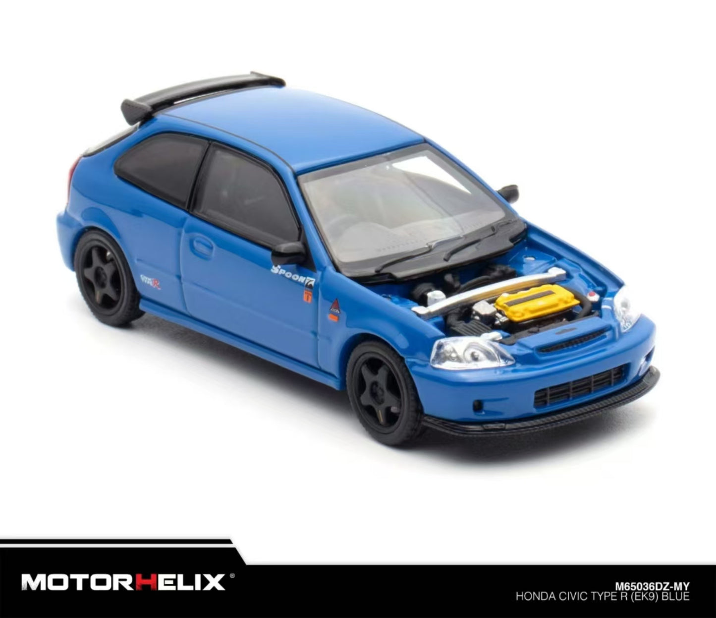MOTORHELIX 1/64 HONDA CIVIC TYPE R EK9 TMCS SET | THE MODEL CAR SHOW 2025 TMCS