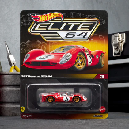Hot Wheels Elite 64 1967 Ferrari 330 P4 – Diecast Toyz SG Hot Wheels Elite 64 1967 Ferrari 330 P4 – Diecast Toyz SG