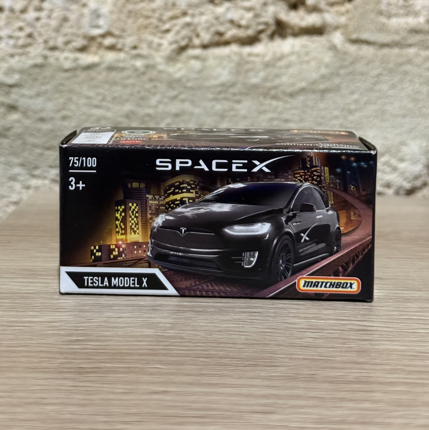 MATCHBOX TESLA MODEL X SPACEX BLACK BOX