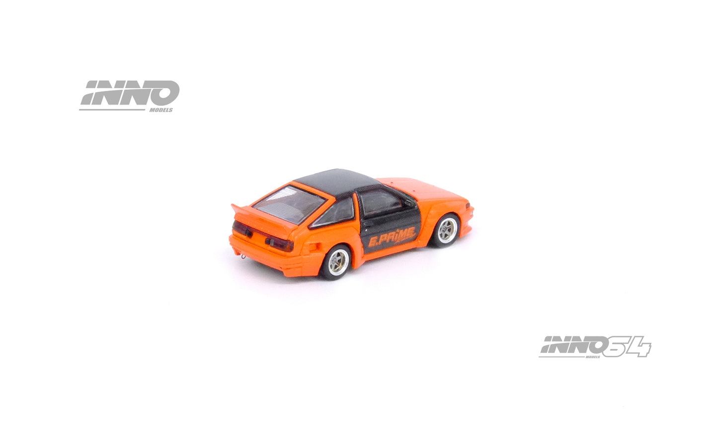 INNO 64 1/64 TOYOTA COROLLA TRUENO AE86 "PANDEM / ROCKET BUNNY" E. PRIME RACING