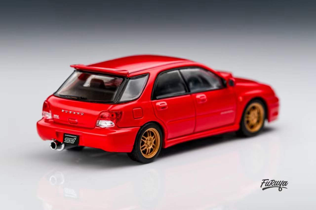Furuya 1/64 Subaru Impreza WRX STi Wagon GG Red
