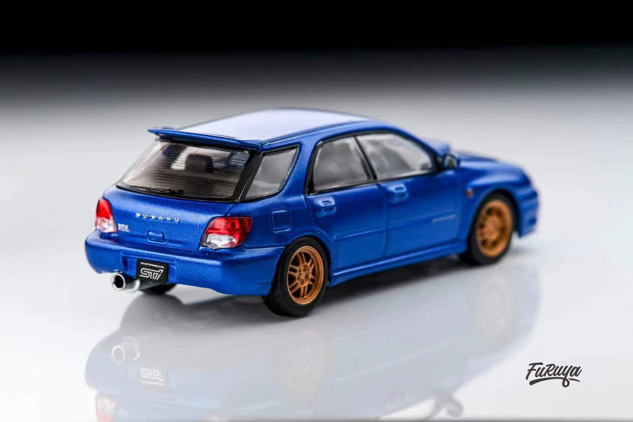 Furuya 1/64 Subaru Impreza WRX STi Wagon GG Blue