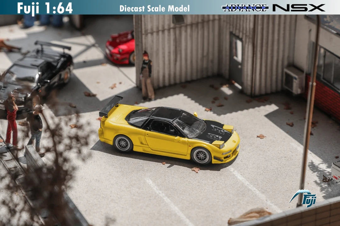 Fuji 1/64 Fuji 1:64 Honda NSX Mk1 NA1 Advance - Yellow