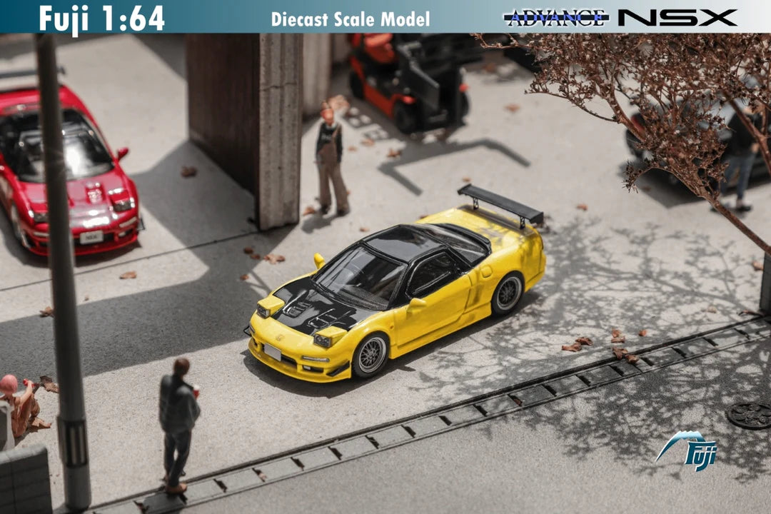 Fuji 1/64 Fuji 1:64 Honda NSX Mk1 NA1 Advance - Yellow